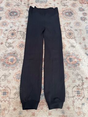 PAJAR Black Fleece Jogger Leggings | Athleisure Lounge Pants Fleece Lined- Small